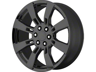 PR144 Gloss Black 6-Lug Wheel; 20x8.5; 31mm Offset (07-14 Tahoe)