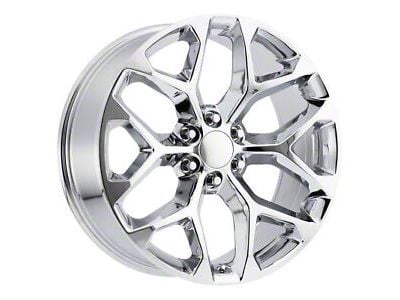 PR176 Chrome 6-Lug Wheel; 24x10; 24mm Offset (07-14 Tahoe)