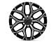 PR176 Gloss Black Milled 6-Lug Wheel; 22x9; 24mm Offset (07-14 Tahoe)