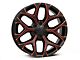 PR176 Gloss Black Red Milled 6-Lug Wheel; 22x9; 24mm Offset (07-14 Tahoe)