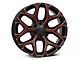 Performance Replicas PR176 Gloss Black Red Milled 6-Lug Wheel; 24x10; 24mm Offset (07-14 Tahoe)