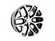 PR177 Gloss Black Machined 6-Lug Wheel; 22x9; 24mm Offset (07-14 Tahoe)