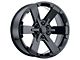 PR189 Gloss Black 6-Lug Wheel; 22x9; 24mm Offset (07-14 Tahoe)