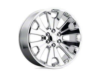 PR190 Chrome 6-Lug Wheel; 24x10; 30mm Offset (07-14 Tahoe)