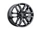 Performance Replicas PR196 Gloss Black 6-Lug Wheel; 22x9; 24mm Offset (07-14 Tahoe)