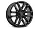 PR196 Satin Black 6-Lug Wheel; 22x9; 24mm Offset (07-14 Tahoe)