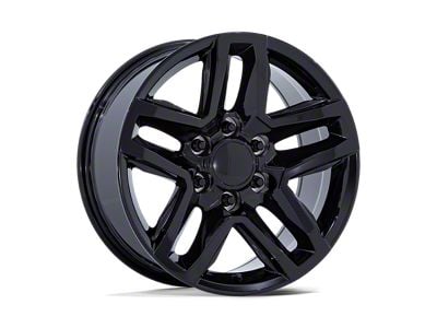 PR220 Gloss Black 6-Lug Wheel; 18x8.5; 26mm Offset (07-14 Tahoe)