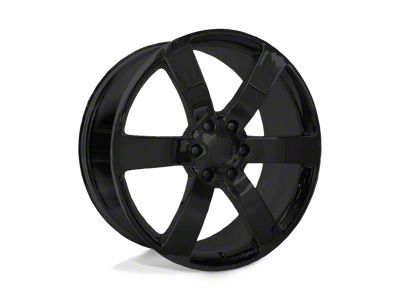 Performance Replicas PR165 Gloss Black 6-Lug Wheel; 24x10; 31mm Offset (07-14 Yukon)
