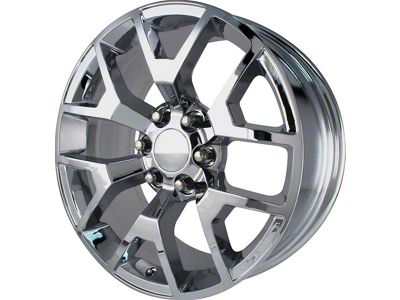 PR169 Chrome 6-Lug Wheel; 22x9; 28mm Offset (07-14 Yukon)