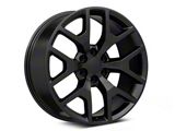 PR169 Matte Black 6-Lug Wheel; 20x9; 27mm Offset (07-14 Yukon)