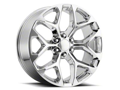 PR176 Chrome 6-Lug Wheel; 22x9; 24mm Offset (07-14 Yukon)