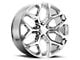 PR176 Chrome 6-Lug Wheel; 22x9; 24mm Offset (07-14 Yukon)