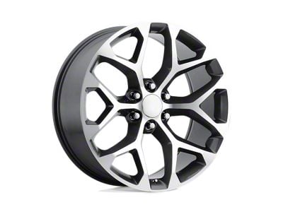 PR176 Gunmetal Machined 6-Lug Wheel; 26x10; 24mm Offset (07-14 Yukon)