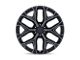 PR177 Gloss Black Milled 6-Lug Wheel; 26x10; 24mm Offset (07-14 Yukon)