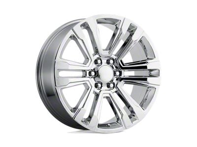 PR182 Chrome 6-Lug Wheel; 20x9; 24mm Offset (07-14 Yukon)