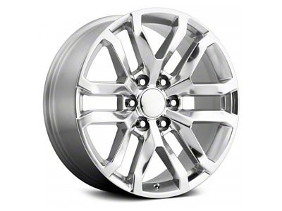 PR196 Polished 6-Lug Wheel; 22x9; 24mm Offset (07-14 Yukon)