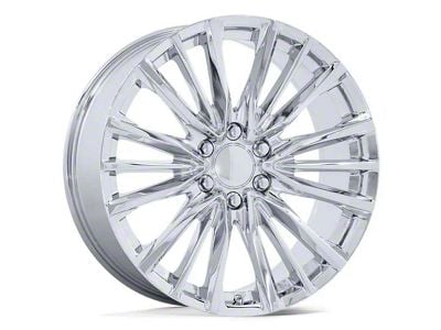 PR223 Chrome 6-Lug Wheel; 24x10; 28mm Offset (07-14 Yukon)