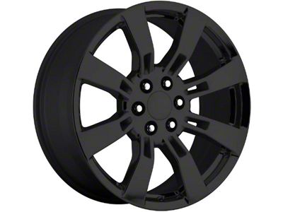 Performance Replicas PR144 Gloss Black 6-Lug Wheel; 22x9; 31mm Offset (14-18 Sierra 1500)