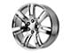 PR171 Chrome 6-Lug Wheel; 22x9; 24mm Offset (14-18 Sierra 1500)