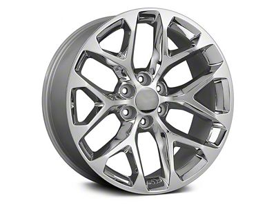 Performance Replicas PR177 Chrome 6-Lug Wheel; 20x9; 24mm Offset (14-18 Sierra 1500)