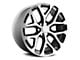 PR177 Gloss Black Machined 6-Lug Wheel; 20x9; 24mm Offset (14-18 Sierra 1500)