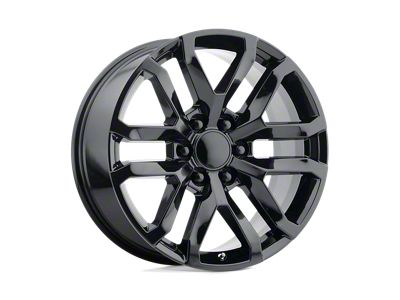 Performance Replicas PR196 Gloss Black 6-Lug Wheel; 20x9; 24mm Offset (14-18 Sierra 1500)