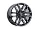 Performance Replicas PR196 Gloss Black 6-Lug Wheel; 20x9; 24mm Offset (14-18 Sierra 1500)