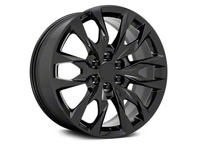 Performance Replicas PR210 Gloss Black 6-Lug Wheel; 22x9; 28mm Offset (14-18 Sierra 1500)