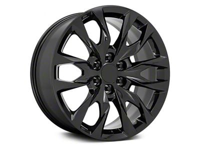 PR210 Gloss Black 6-Lug Wheel; 26x10; 30mm Offset (14-18 Sierra 1500)