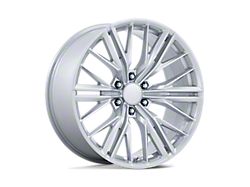 Performance Replicas PR227 Gloss Silver 6-Lug Wheel; 24x10; 24mm Offset (14-18 Sierra 1500)