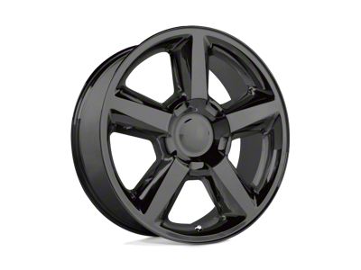 Performance Replicas PR131 Gloss Black 6-Lug Wheel; 20x8.5; 31mm Offset (14-18 Silverado 1500)