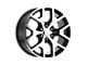 PR169 Gloss Black with Machined Spokes 6-Lug Wheel; 24x10; 31mm Offset (14-18 Silverado 1500)