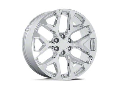 PR177 Chrome 6-Lug Wheel; 26x10; 24mm Offset (14-18 Silverado 1500)