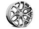 PR177 Chrome 6-Lug Wheel; 22x9; 24mm Offset (14-18 Silverado 1500)