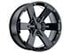 Performance Replicas PR189 Gloss Black 6-Lug Wheel; 22x9; 24mm Offset (14-18 Silverado 1500)