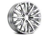 PR198 Polished 6-Lug Wheel; 22x9; 28mm Offset (14-18 Silverado 1500)