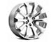 PR204 Polished 6-Lug Wheel; 22x9; 28mm Offset (14-18 Silverado 1500)