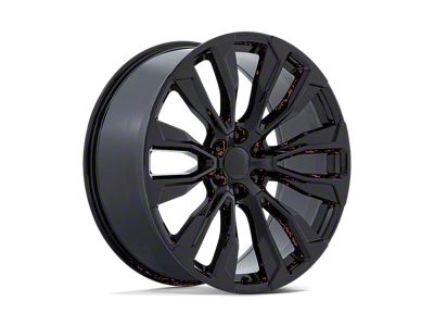 Performance Replicas PR211 Gloss Black 6-Lug Wheel; 26x10; 31mm Offset (14-18 Silverado 1500)