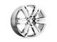 Performance Replicas PR172 Chrome 6-Lug Wheel; 22x9; 44mm Offset (15-20 F-150)
