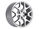 PR169 Silver Machined 6-Lug Wheel; 22x9; 28mm Offset (15-20 Tahoe)