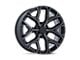 PR177 Gloss Black Milled 6-Lug Wheel; 26x10; 24mm Offset (15-20 Tahoe)