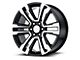 PR182 Gloss Black Machined 6-Lug Wheel; 22x9; 24mm Offset (15-20 Tahoe)