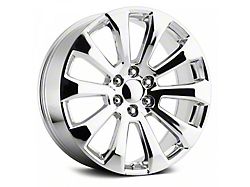 PR204 Chrome 6-Lug Wheel; 22x9; 28mm Offset (15-20 Tahoe)