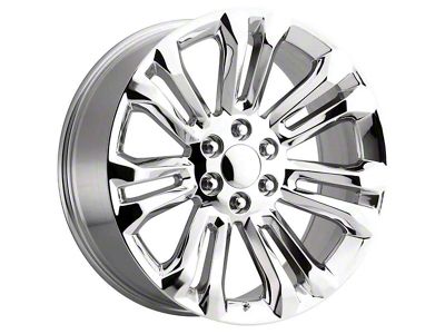 PR205 Chrome 6-Lug Wheel; 22x9; 24mm Offset (15-20 Tahoe)