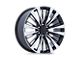 Performance Replicas PR226 Gloss Black and Polished 6-Lug Wheel; 22x9; 28mm Offset (15-20 Tahoe)