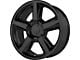 PR131 Matte Black 6-Lug Wheel; 22x10; 31mm Offset (15-20 Yukon)