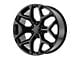 PR176 Gloss Black 6-Lug Wheel; 22x9; 24mm Offset (15-20 Yukon)