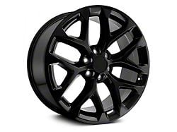 PR177 Gloss Black 6-Lug Wheel; 20x9; 24mm Offset (15-20 Yukon)