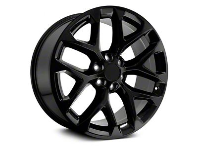 PR177 Gloss Black 6-Lug Wheel; 20x9; 24mm Offset (15-20 Yukon)