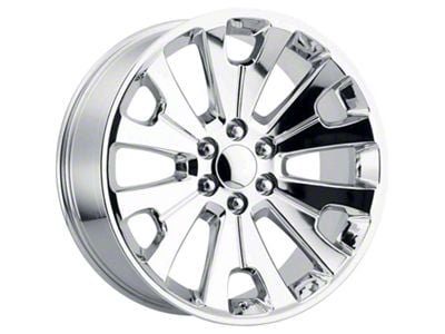 PR190 Chrome 6-Lug Wheel; 22x9; 24mm Offset (15-20 Yukon)